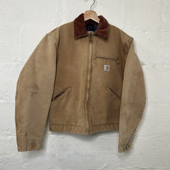 Carhartt Other - Vintage Carhartt Blanket-Lined Detroit Jacket “Brown” J01